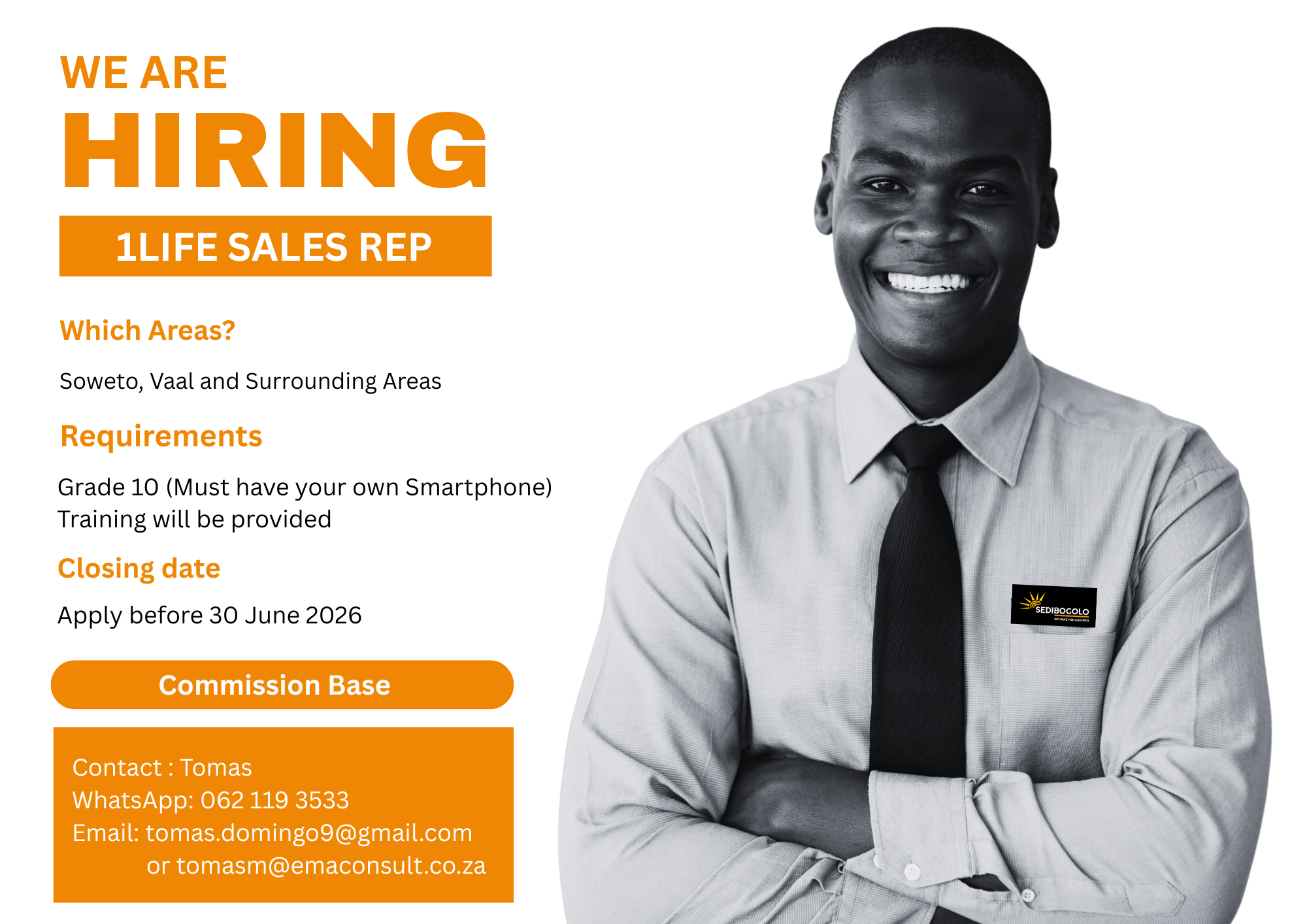 SEDIBOGOLO - FIELD SALES AGENTS (A4 (Landscape)
